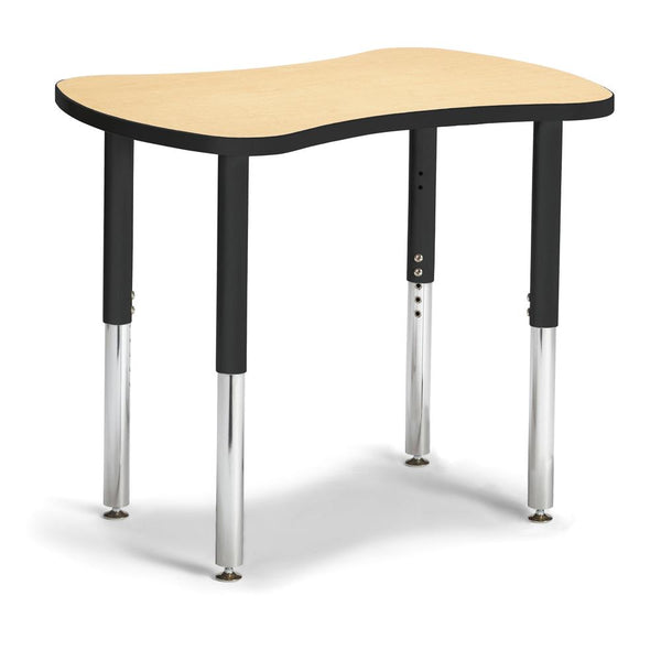 Collaborative Bowtie Table - 24" X 35" - Maple/Black