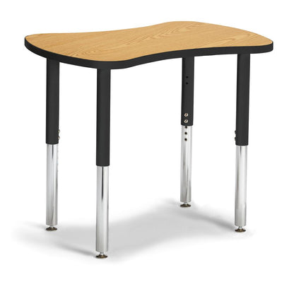 Collaborative Bowtie Table - 24" X 35" - Oak/Black