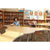 Collaborative Hub Table - 44" X 47" - Oak/Gray