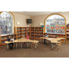Collaborative Hub Table - 44" X 47" - Oak/Gray