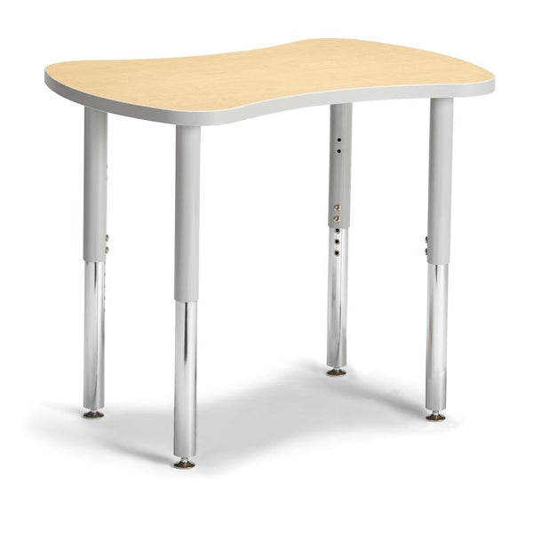 Collaborative Bowtie Table - 24" X 35" - Maple/Gray