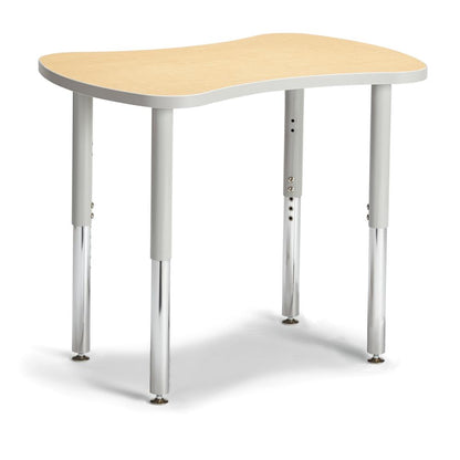 Collaborative Bowtie Table - 24" X 35" - Maple/Gray