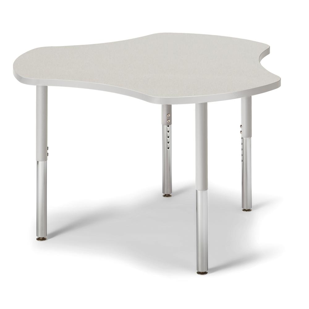 Collaborative Hub Table - 44" X 47" - Oak/Gray