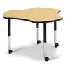 Collaborative Hub Table - 44" X 47" - Maple/Black