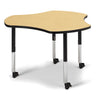 Collaborative Hub Table - 44" X 47" - Oak/Gray