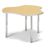 Collaborative Hub Table - 44" X 47" - Oak/Gray