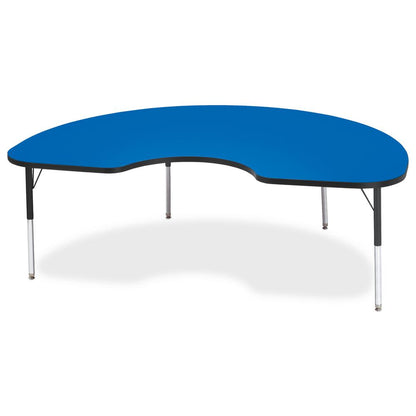 Kidney Activity Table - 48" X 72", Mobile - Gray/Purple/Gray