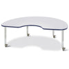Kidney Activity Table - 48" X 72", Mobile - Gray/Navy/Gray
