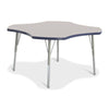 Four Leaf Activity Table - 48", Mobile - Gray/Purple/Gray