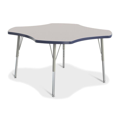 Four Leaf Activity Table - 48", Mobile - Gray/Purple/Gray