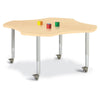 Four Leaf Activity Table - 48", Mobile - Gray/Purple/Gray