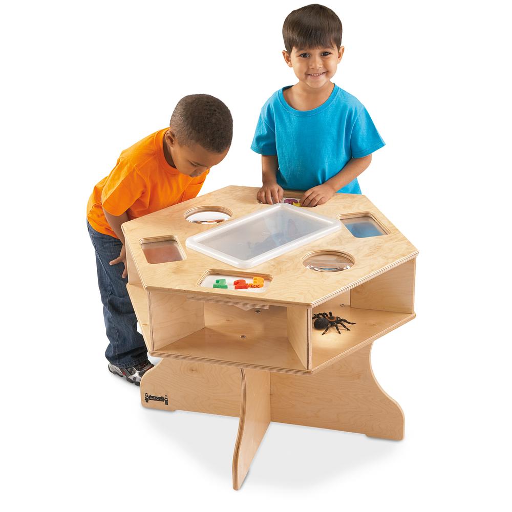 Science Activity Table, Brown Color