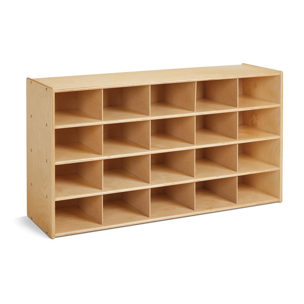 20 Cubbie-Tray Storage - without Bins