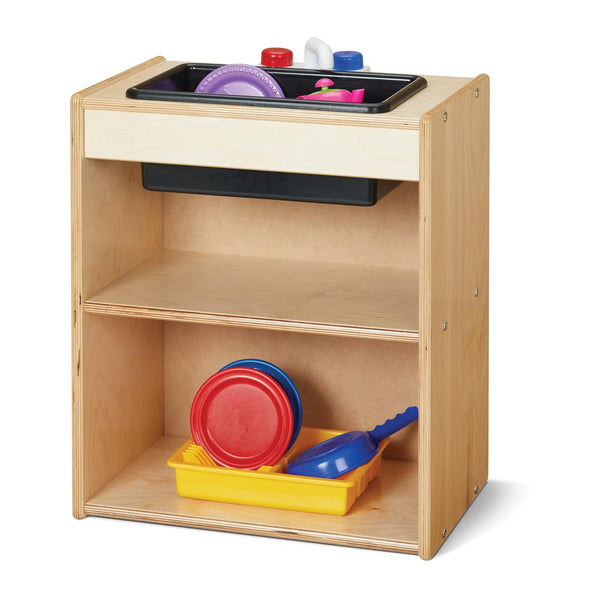 Play Kitchen Sink, Natural Wood Color