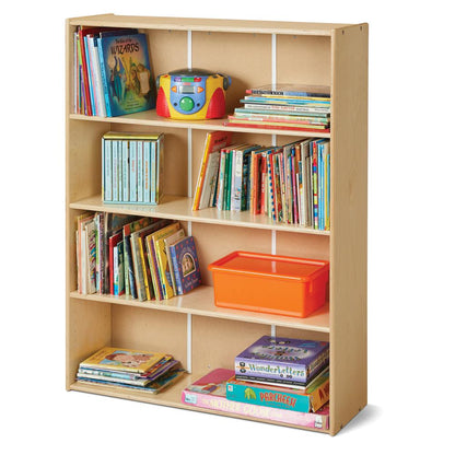 Standard Adjustable Shelf Bookcase, Brown Color