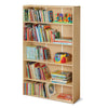 Tall Adjustable Shelf Bookcase, Brown Color