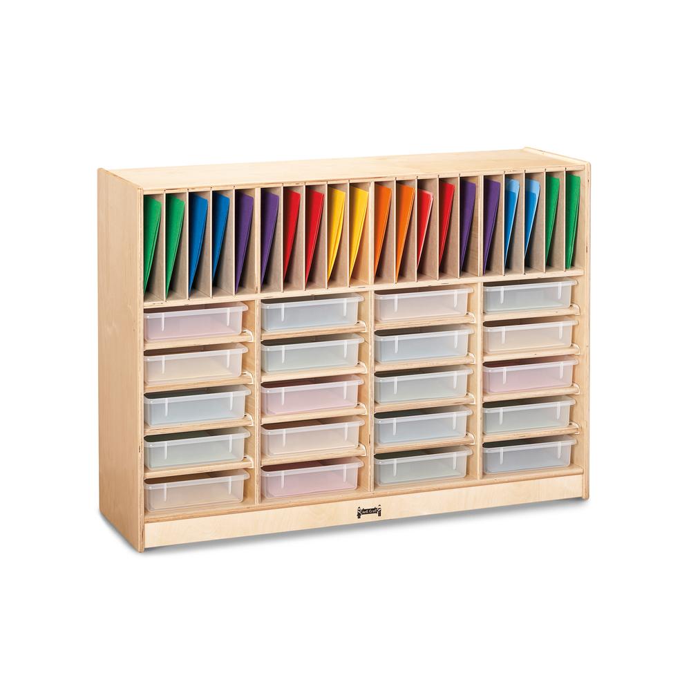 Homework Station - with Clear Paper-Trays