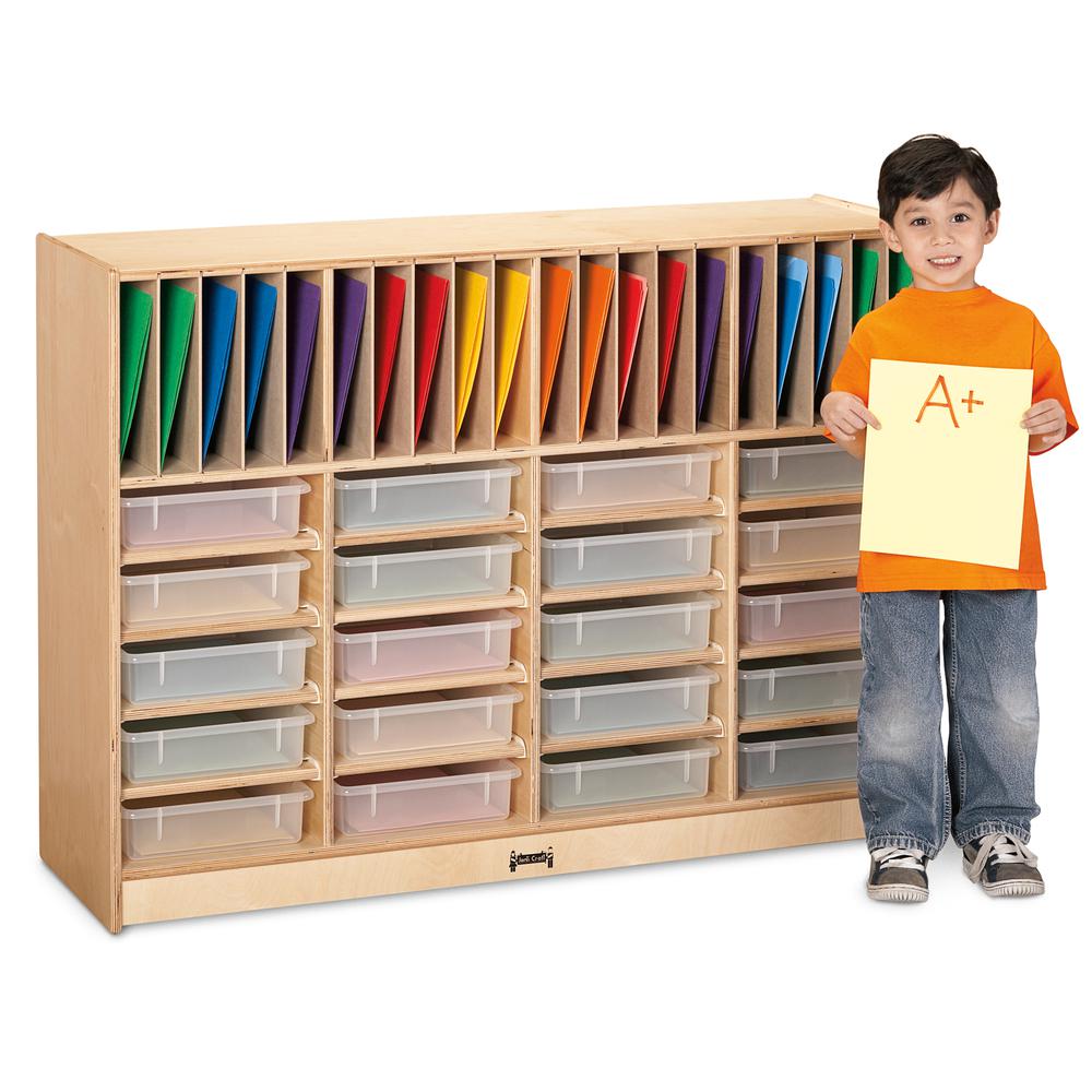 Homework Station - with Clear Paper-Trays