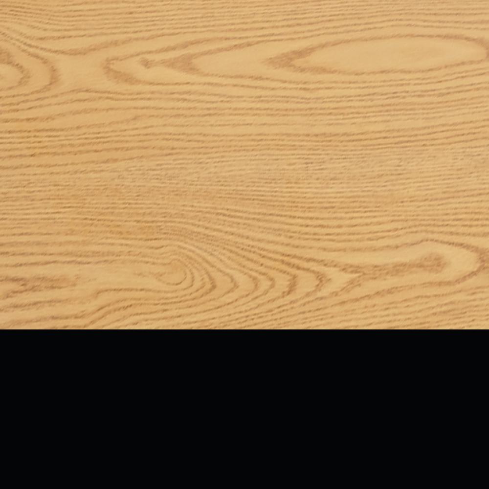 Horseshoe Activity Table - 66" X 60", Mobile - Oak/Black/Black