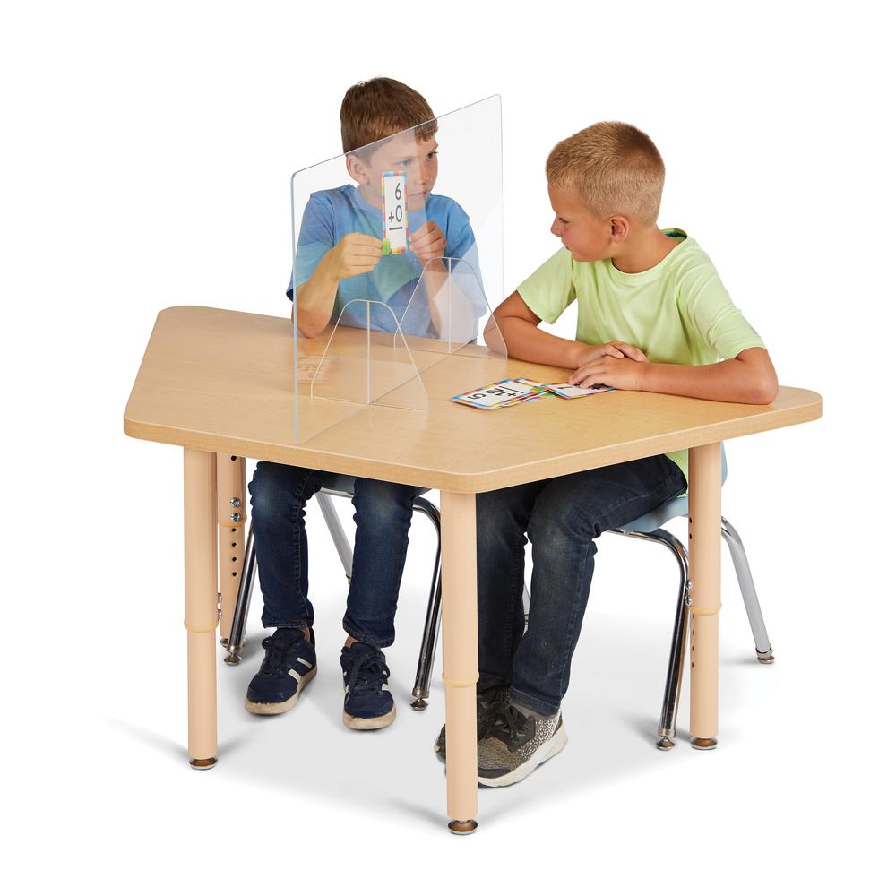 Jonti-Craft® Purpose+ Trapezoid Table - 24" x 48"