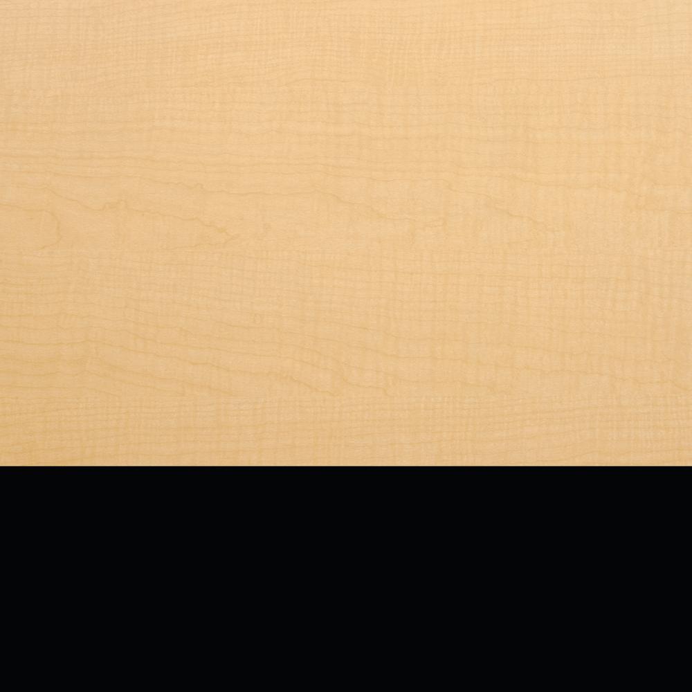 Rectangle Activity Table - 24" X 48", Mobile - Maple/Black/Black