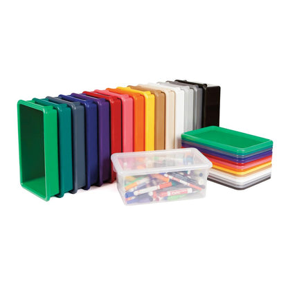 Table with Storage - 24" - 31" Ht - with Clear Paper-Trays