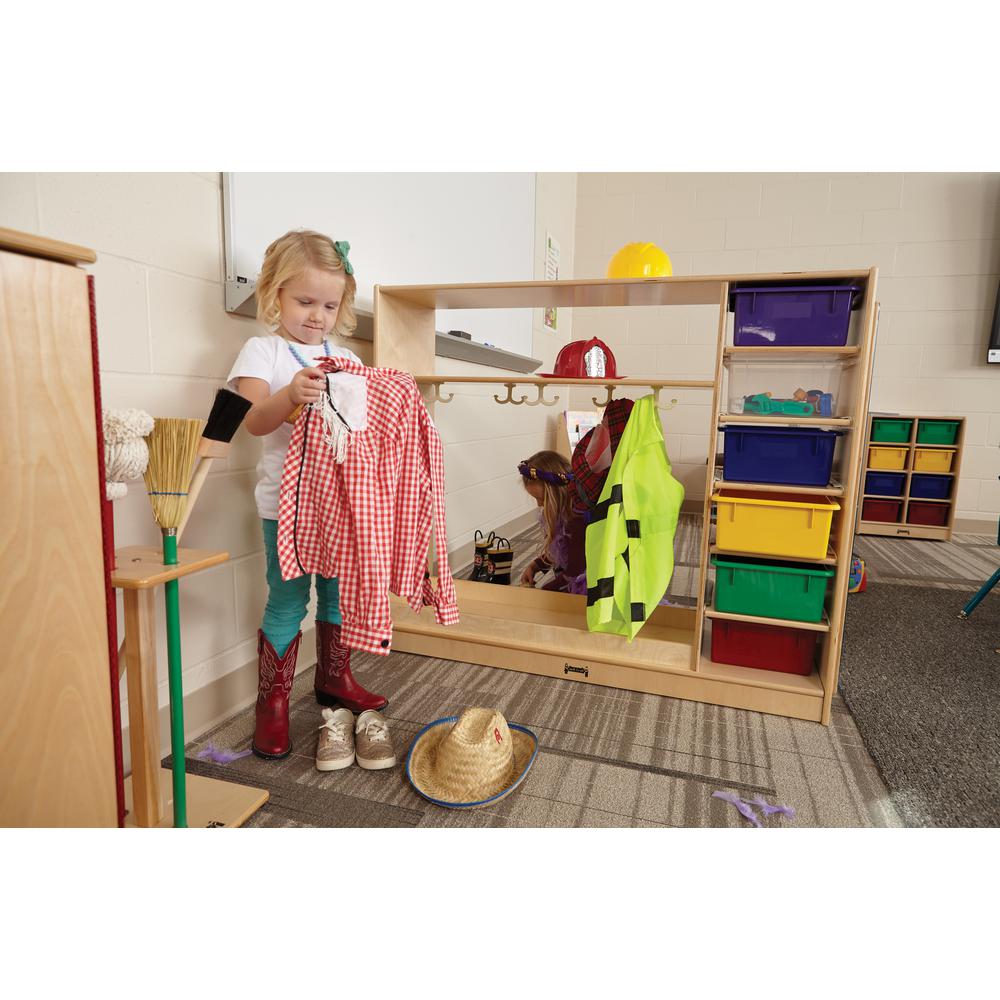 Jonti-Craft® Dress-Up Storage – with Colored Tubs