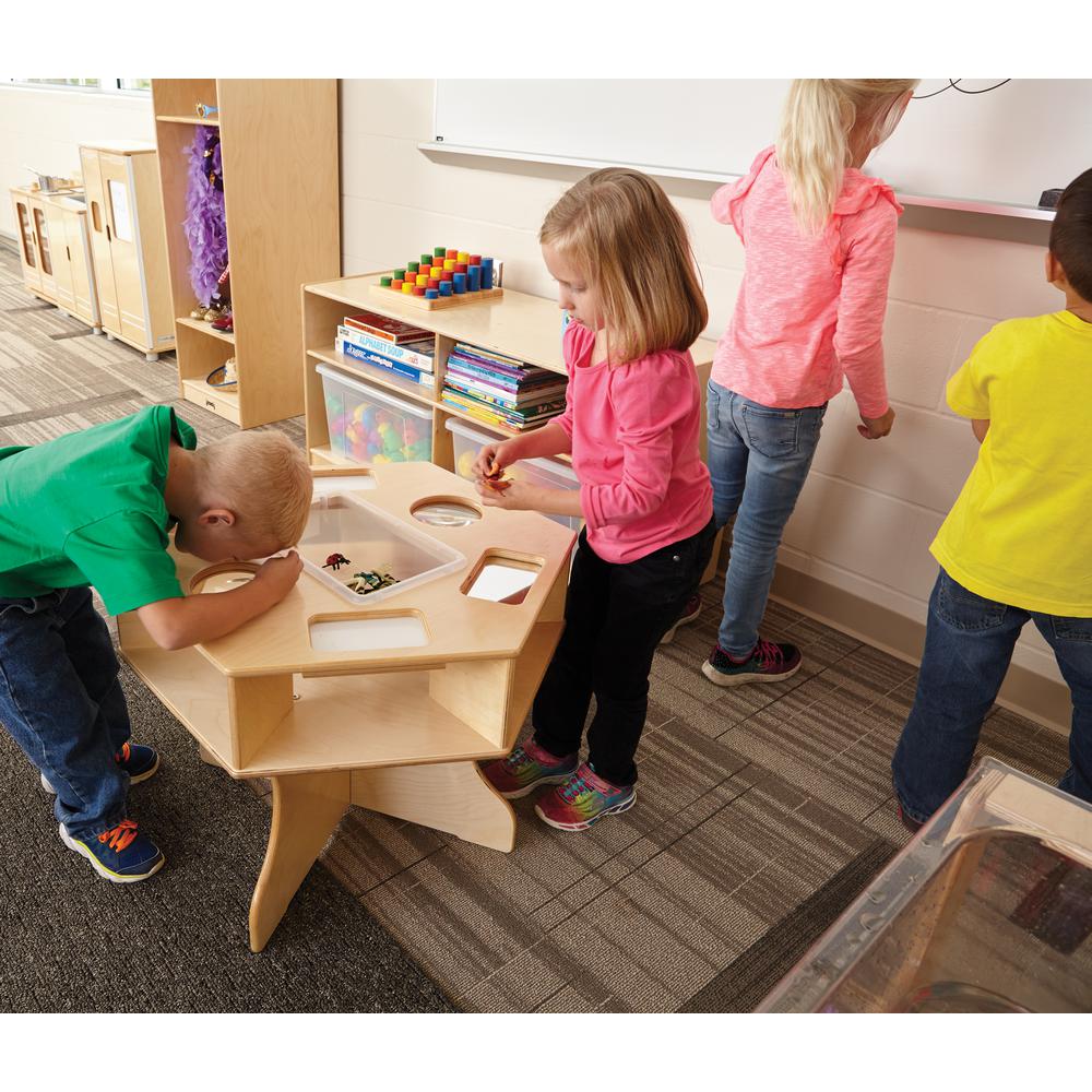 Science Activity Table, Brown Color