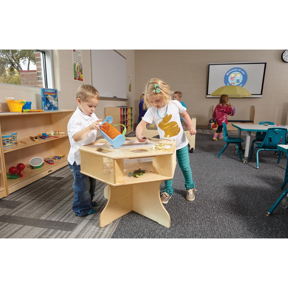 Science Activity Table, Brown Color