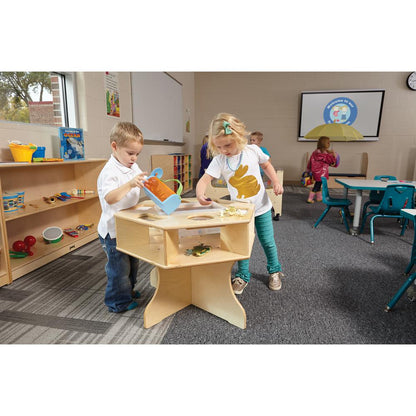 Science Activity Table, Brown Color