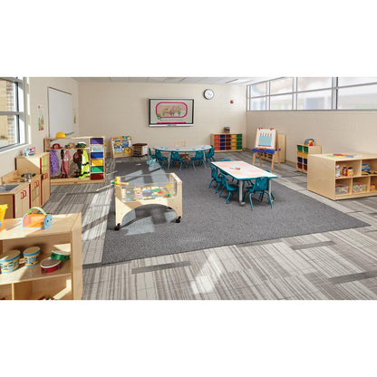 8 Cubbie-Tray Mobile Unit - with Colored Trays