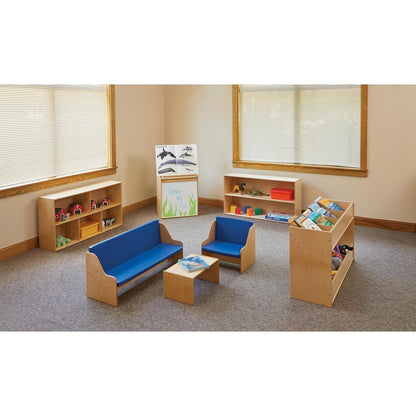 Straight-Shelf Storage, Natural Wood Color