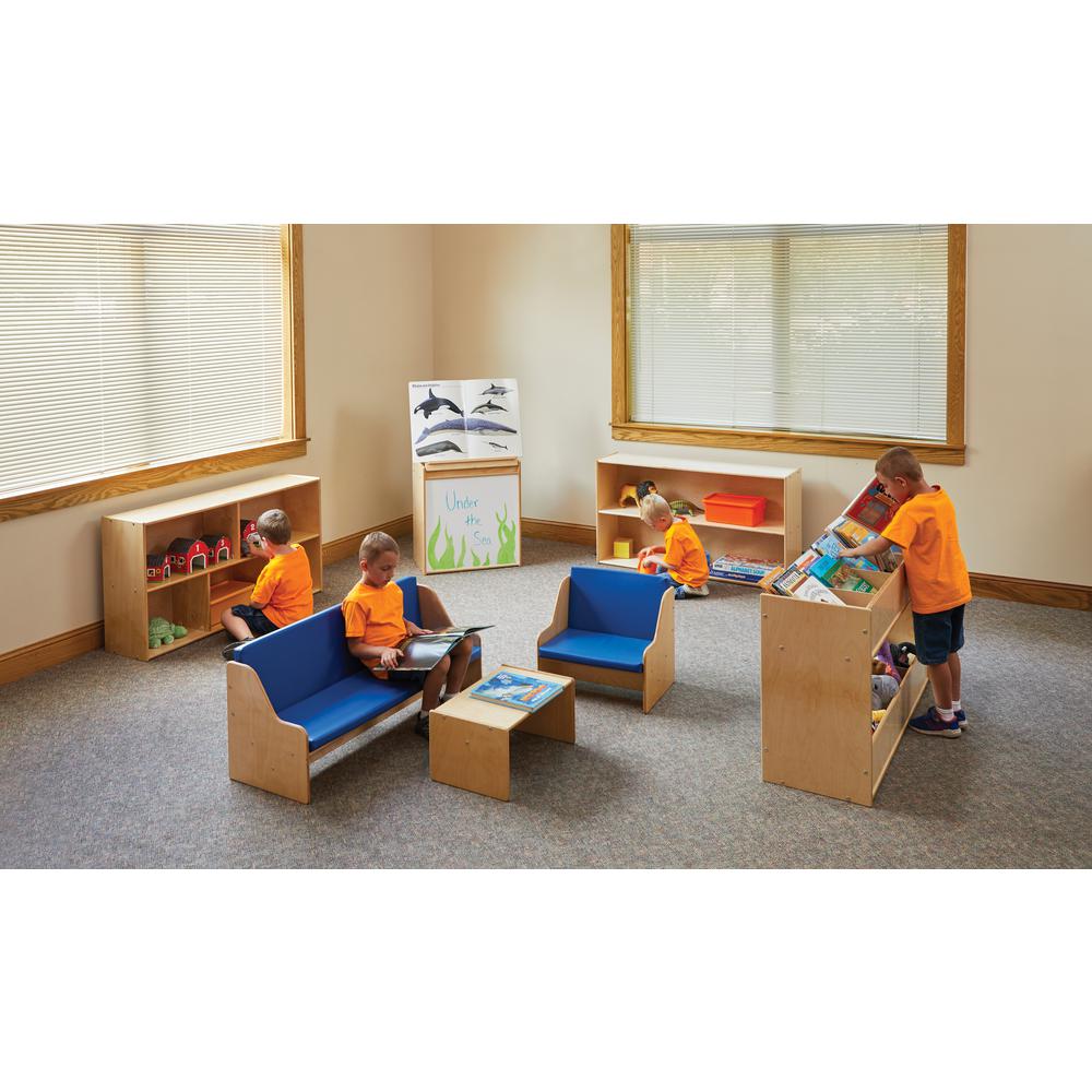 Straight-Shelf Storage, Natural Wood Color