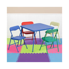 Colorful 5 Piece Folding Table and Chair Set