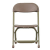 Kids Brown Plastic Folding Chair