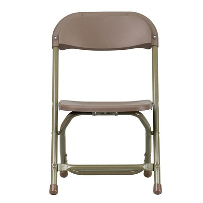 Kids Brown Plastic Folding Chair