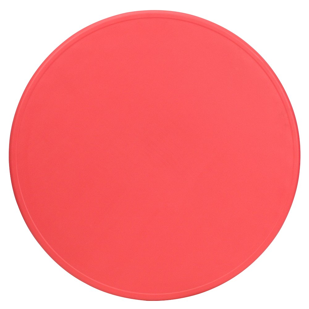45'' Round Red Plastic Height Adjustable Activity Table