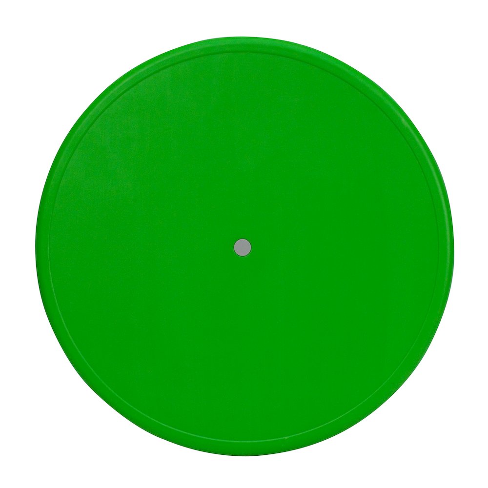 33'' Round Green Plastic Height Adjustable Activity Table