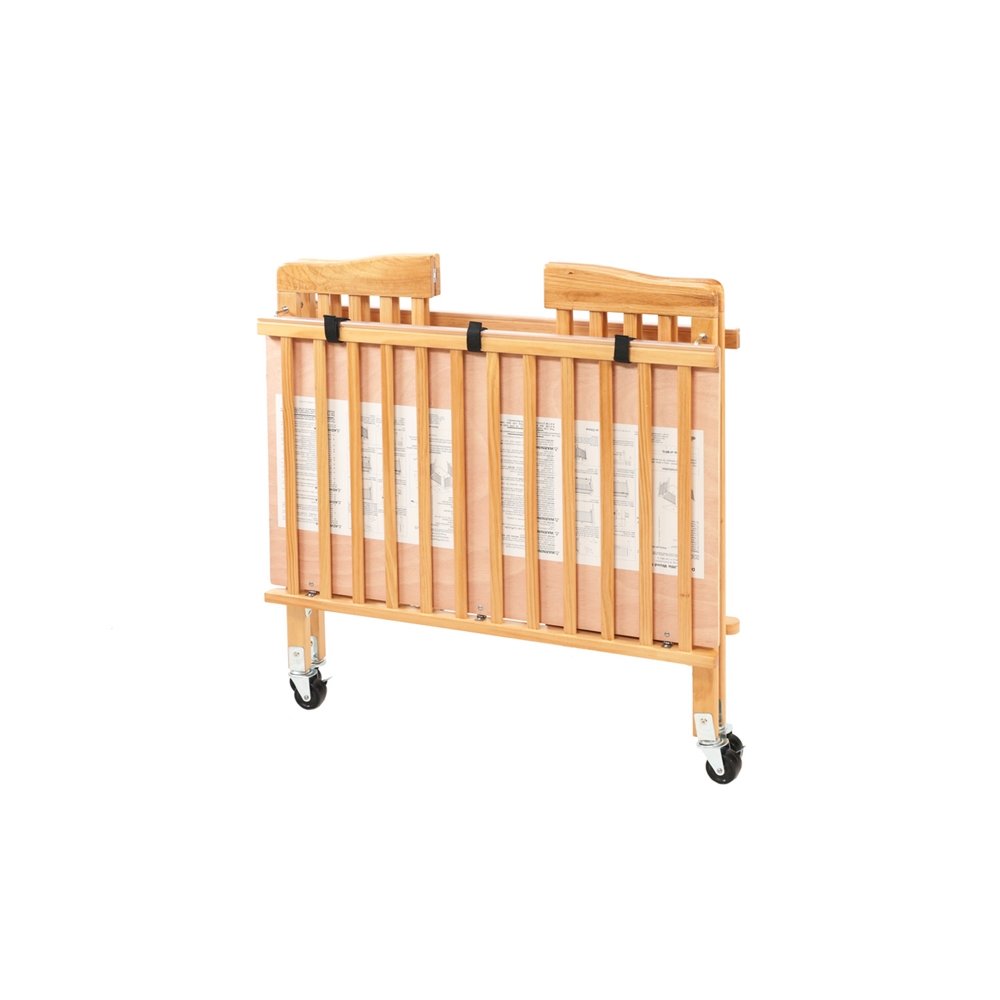 The Little Wood Crib-Mini/Portable Folding Wood Crib-Natural