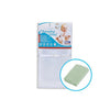 [Combo Pack] 4-Sided Waterproof Diaper Changing Pad, 30" with Bonus Washable Mint Terry Cover