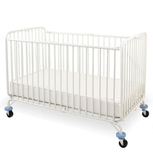 Full Size Metal Holiday Crib, White