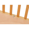 The Full size Wood Folding Crib-Natural