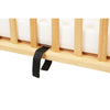 The Full size Wood Folding Crib-Natural