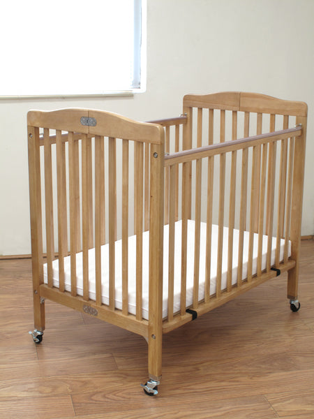 The Little Wood Crib-Mini/Portable Folding Wood Crib-Natural