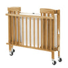 The Pocket Crib-Mini/Portable Folding Wood Crib-Natural