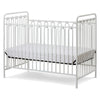 Napa 3 in 1 Convertible Full Sized Metal Crib in Alabaster White