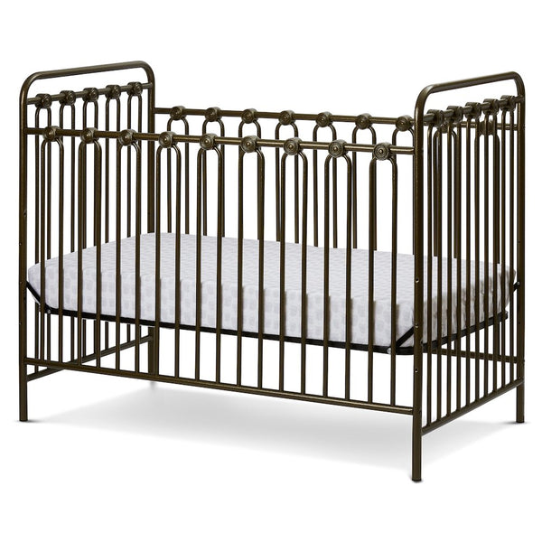 Napa 3 in 1 Convertible Full Sized Metal Crib in Golden Nugget