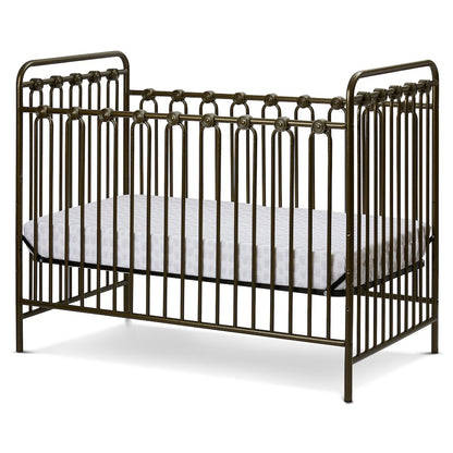 Napa 3 in 1 Convertible Full Sized Metal Crib in Golden Nugget