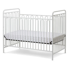 Trinity 3 in 1 Convertible Full Sized Metal Crib in Alabaster White