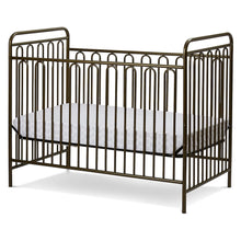 Trinity 3 in 1 Convertible Full Sized Metal Crib in Golden Nugget